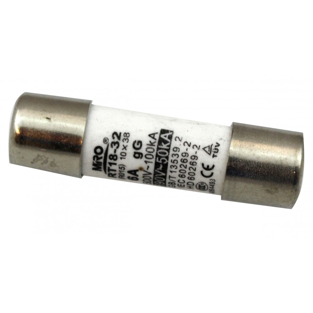 Sikring 500v 6a - 1 stk