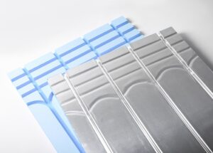 Varmefordelingsplade 16mm pex m/isolering 25mm