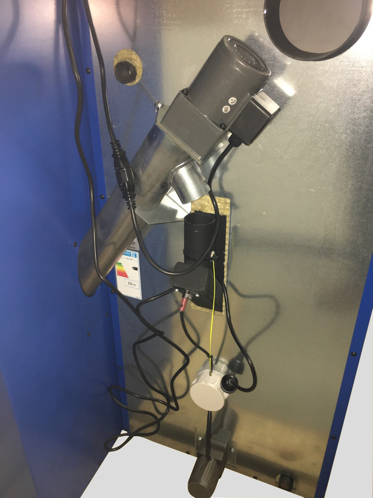Snegl komplet til pillefyr 1meter t/ø50mm - Billede 2