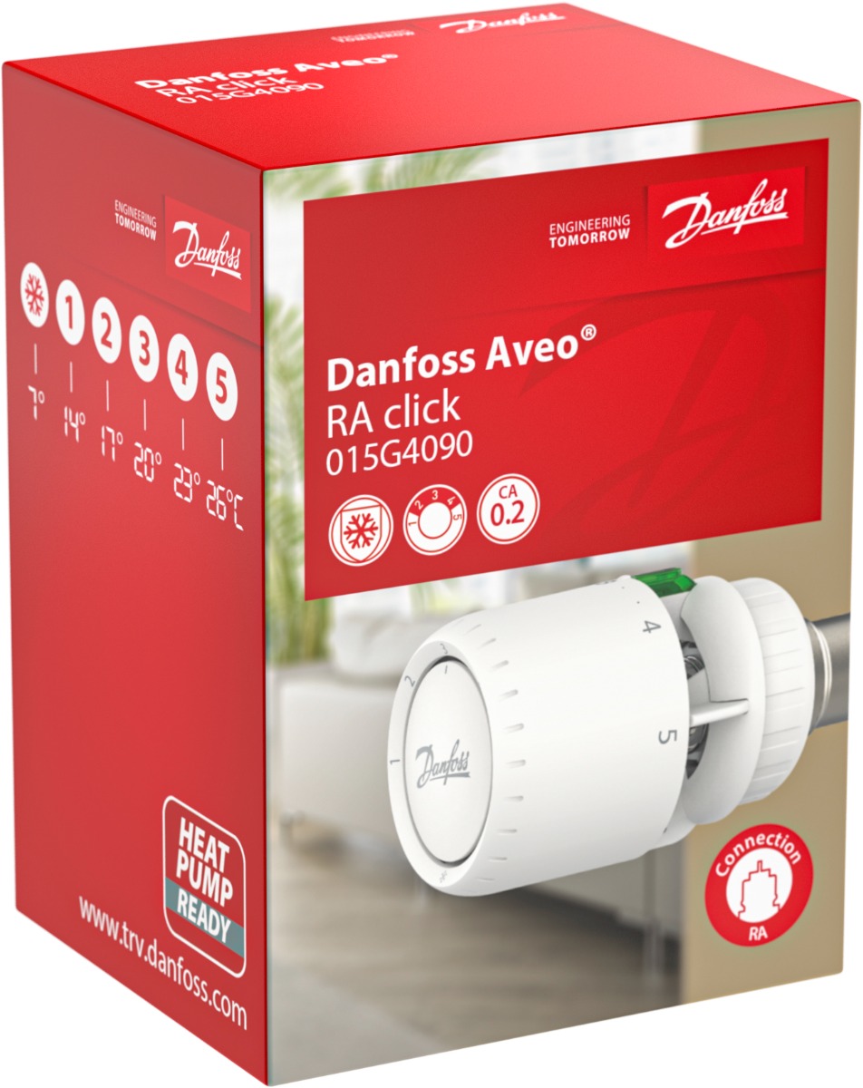 Danfoss Aveo termostat til Danfoss RA-ventiler - Billede 2