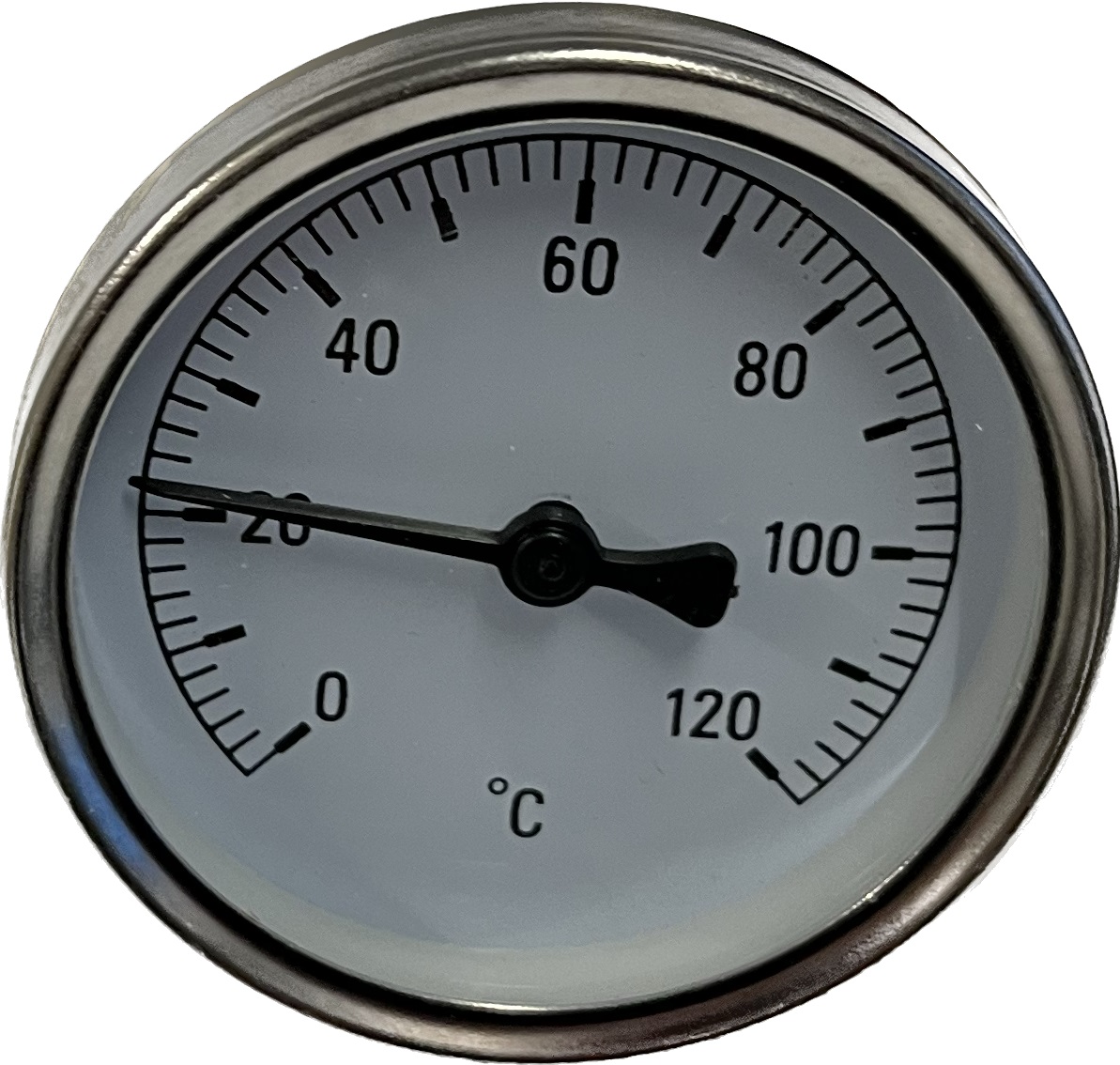 Skivetermometer med dykrør 120° - Billede 3