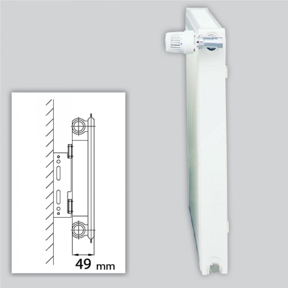 Radiator Heizrad 11 900x1600mm - 1238 Watt opvarmer ca. 21 m²