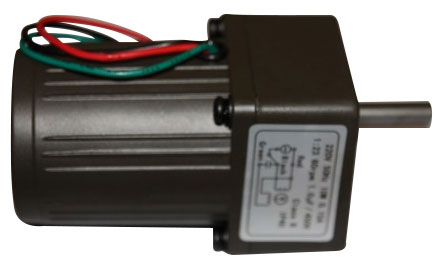 Gearmotor 10W 60RPM 60x60mm m/8mm aksel