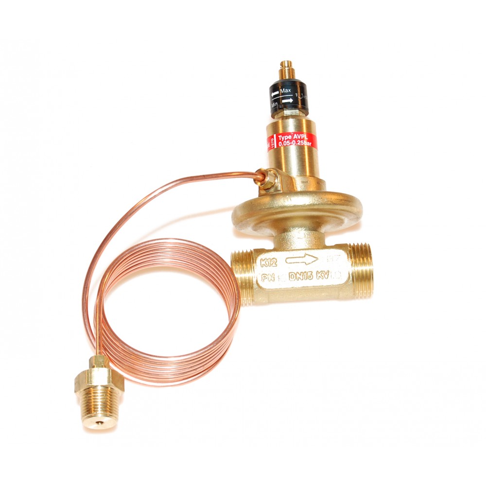 Danfoss AVPL 15 differenstrykregulator til retur Kvs 1,0 m³/h - Billede 2