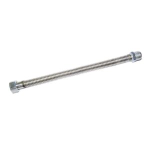 Stål flexslange 1" x 300 mm, omløber/nippel