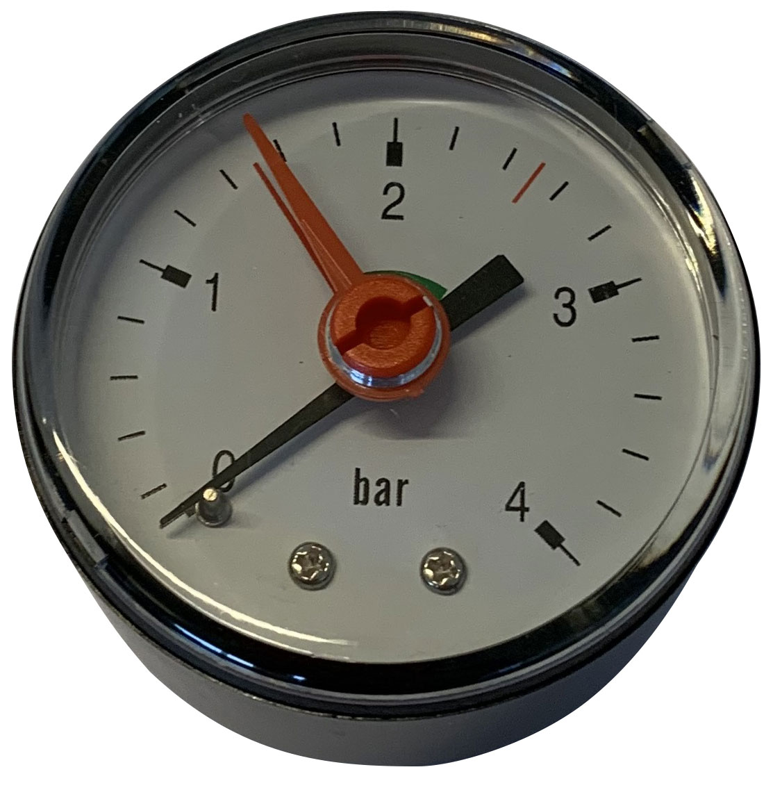 Manometer til trykekspansion 1/4" 50 mm 0-4 bar