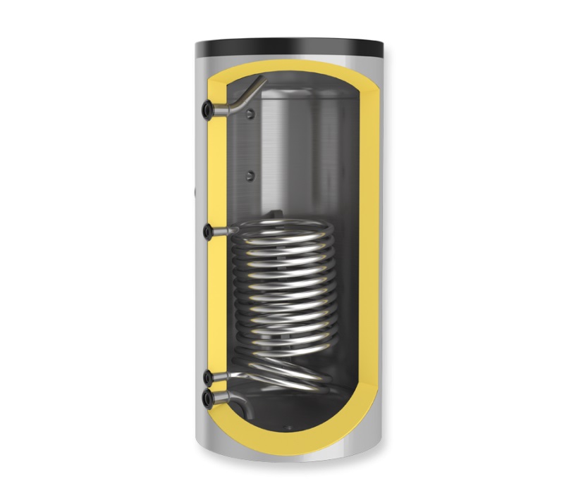 Akkutank med isolering og spiral 500 liter - Billede 2