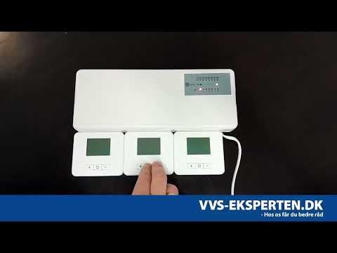 Gulvvarme 3 kredse te-sa med SASWELL styring - Billede 5